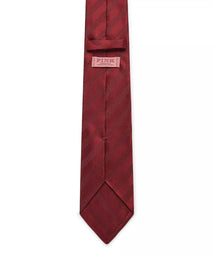 Red Tonal Striped Silk Tie