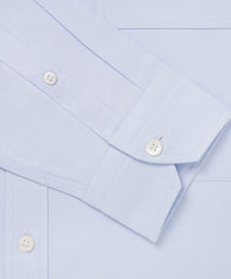 Pale Blue Slim Fit Smart Casual Button Down Weekend Oxford Shirt