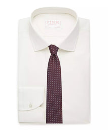 Cream Classic Fit Superior Solid Plain Formal Shirt