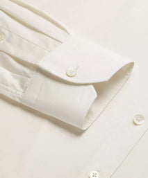 Cream Classic Fit Superior Solid Plain Formal Shirt