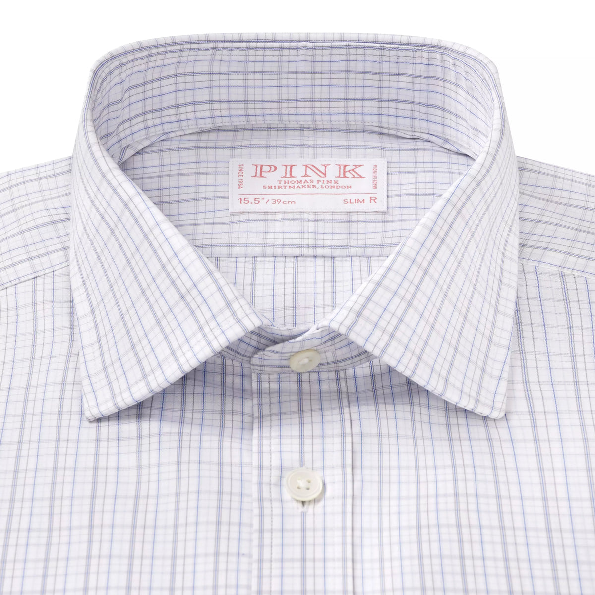 Blue & Grey Slim Fit Supraluxe Multi Check Formal Shirt