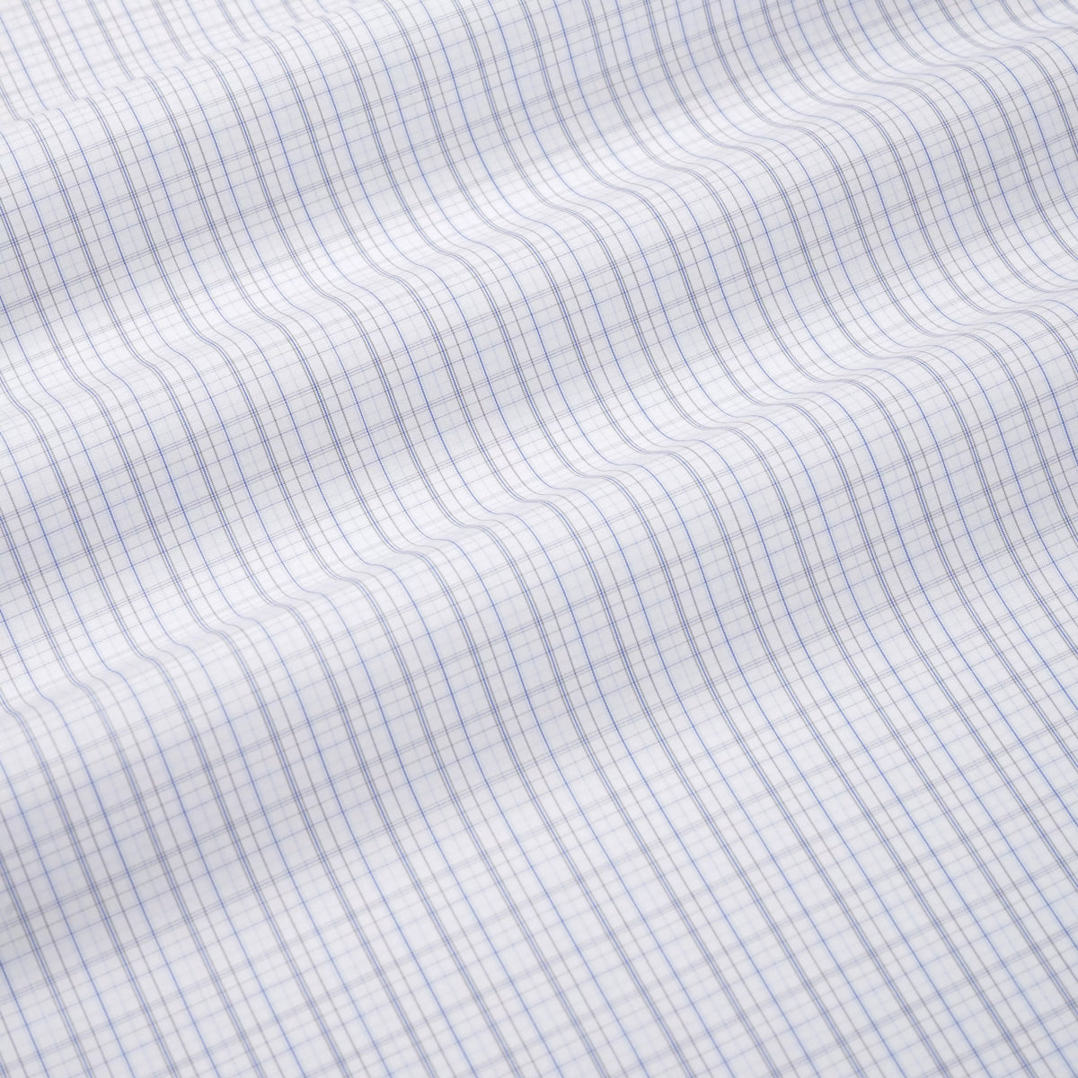 Blue & Grey Slim Fit Supraluxe Multi Check Formal Shirt