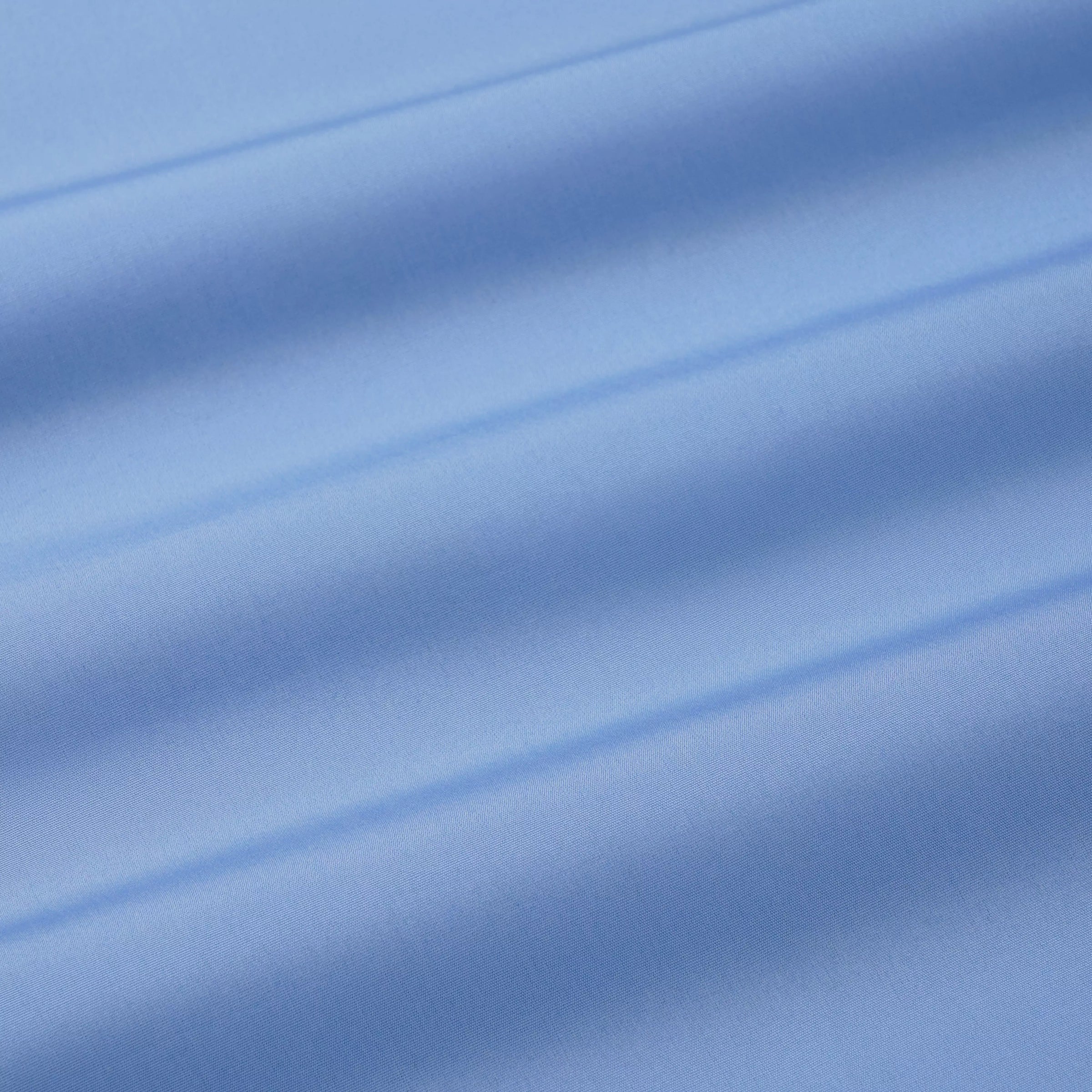 Sky Blue Tailored Fit Cotton Poplin Formal Shirt