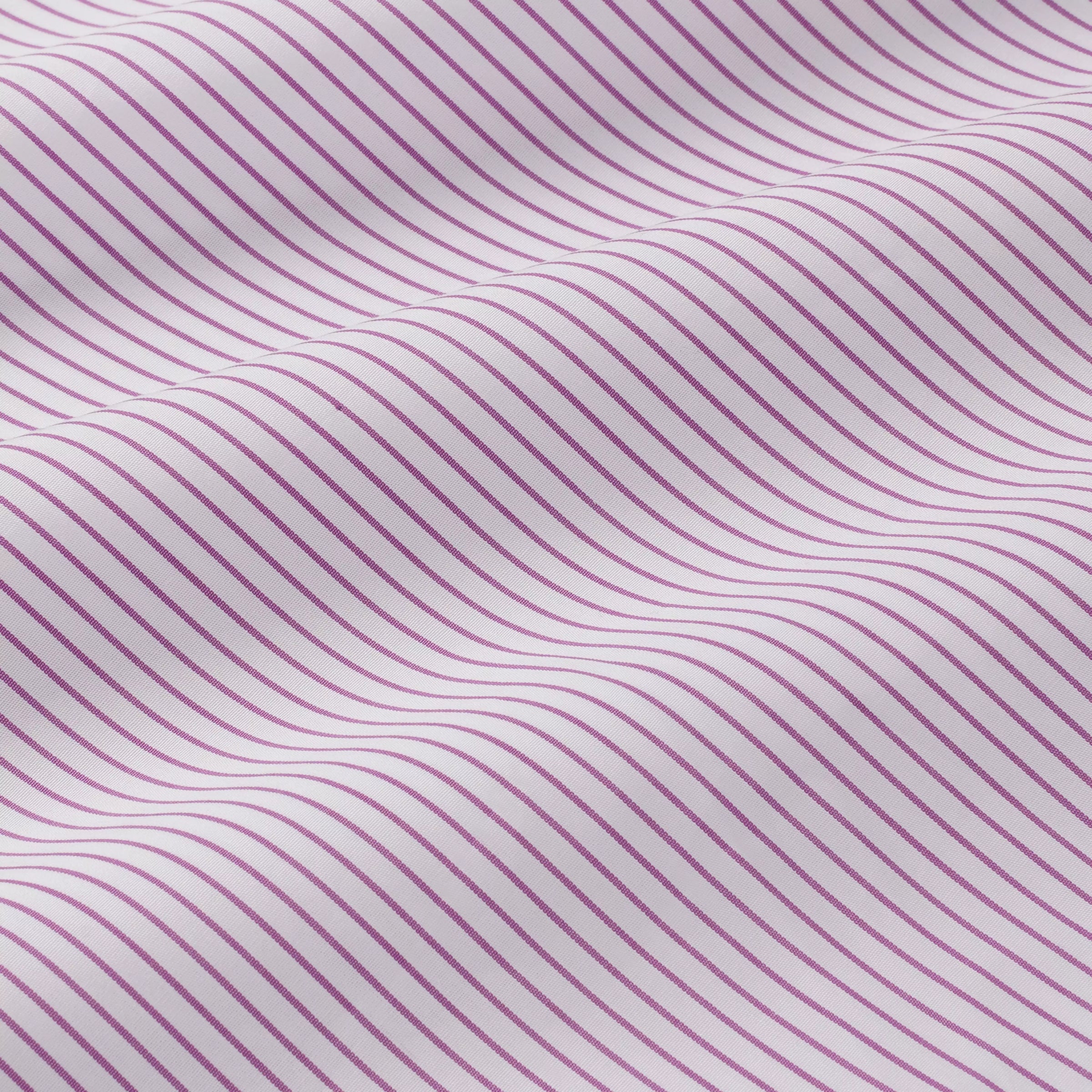 White & Pink Slim Fit Stripe Formal Shirt